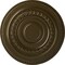 Ekena Millwork Oldham Ceiling Medallion (Fits Canopies up to 8 5/8"), Hand-Painted Brass, 18"OD x 1 1/4"P CM18OLBRS - alternate 1
